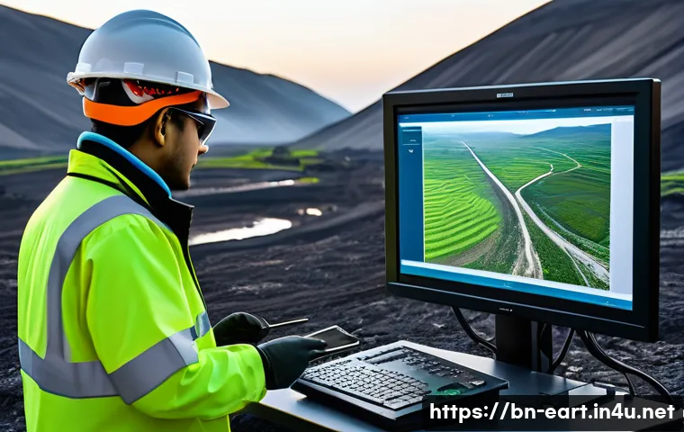 지구과학자 연구 분야 확장 - A high-tech underground gas exploration site featuring advanced seismic imaging equipment and real-t...
